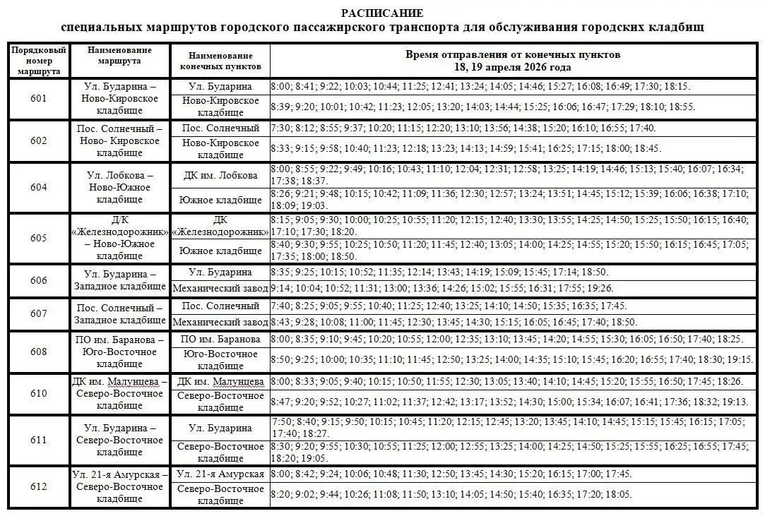 Стало известно расписание автобусов до кладбищ в Омске Стало известно расписание автобусов до кладбищ в Омске