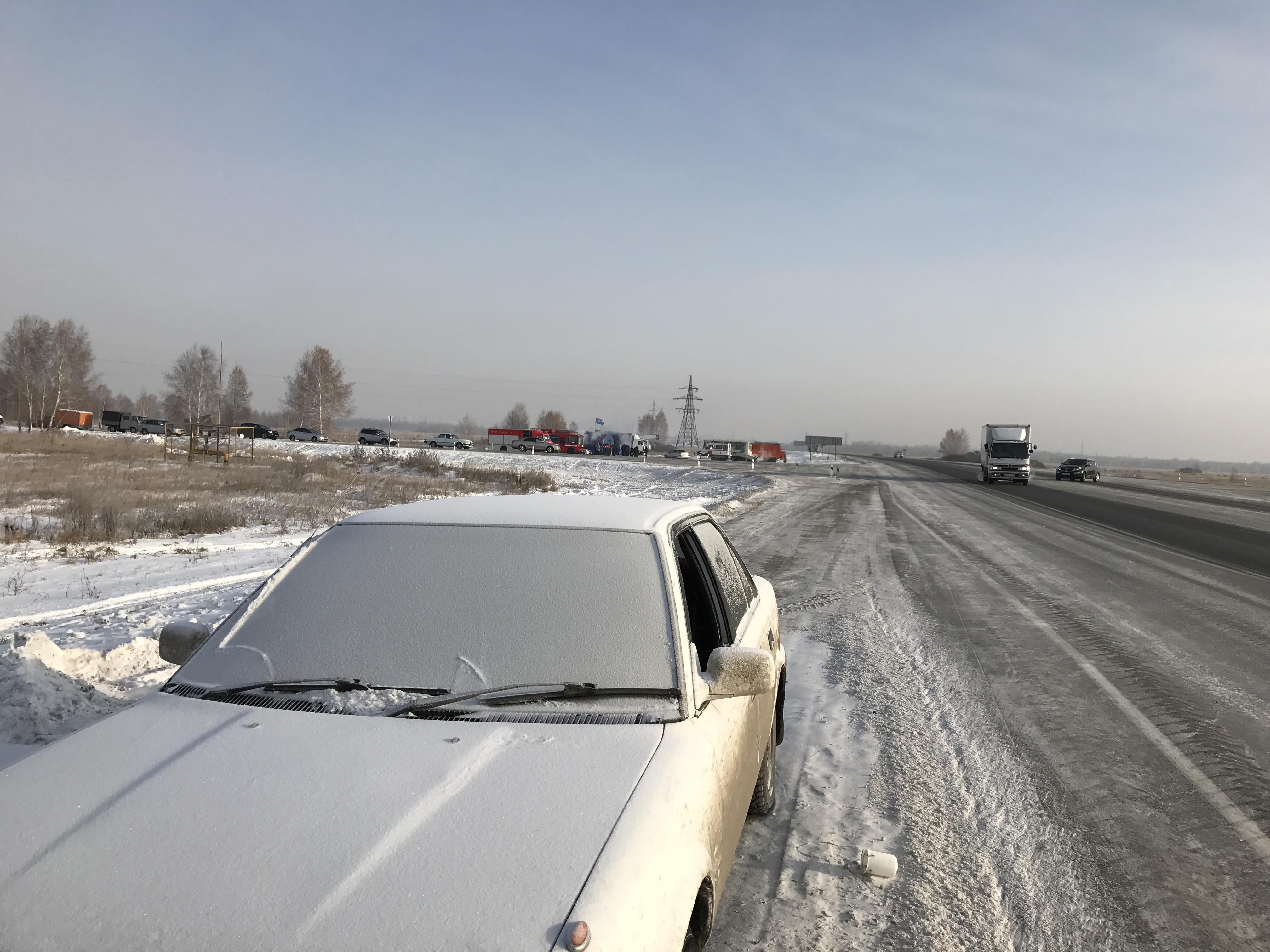 Омские спасатели показали сервис для попавших в беду на трассах
