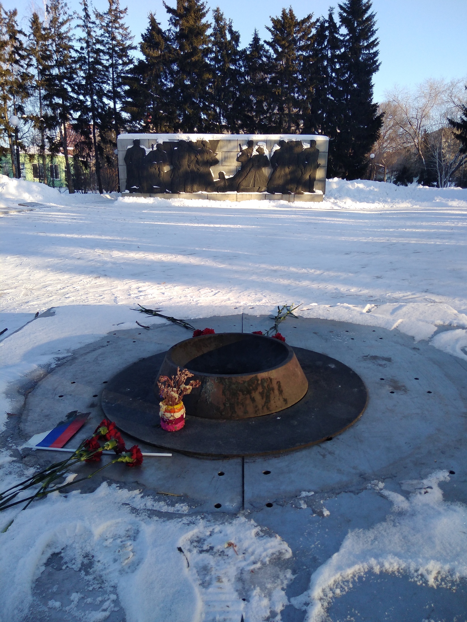 В центре Омска погас Вечный огонь В центре Омска погас Вечный огонь