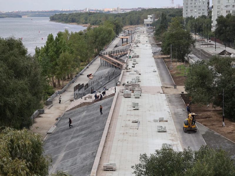 Стало известно, как будет выглядеть набережная Тухачевского в Омске