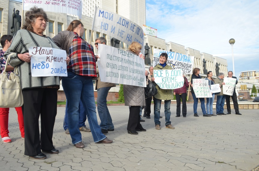 Дольщики «Ясной поляны» намерены дойти до Чайки, чтобы не допустить Шушубаева до выборов