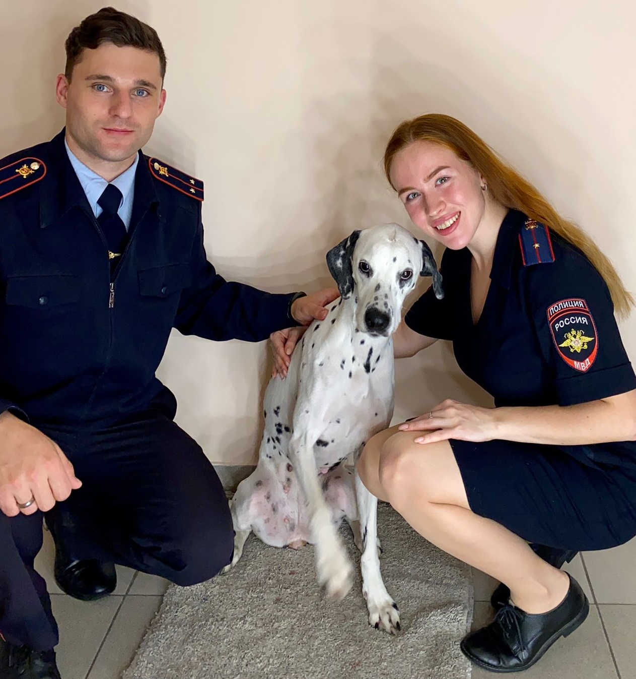 Выброшенный на помойку далматинец Анабель обрела счастье в семье омских молодых полицейских Выброшенный на помойку далматинец Анабель обрела счастье в семье омских молодых полицейских