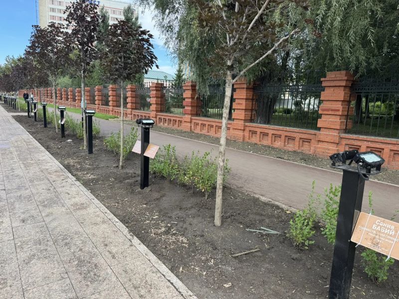 Первая аллея олимпийцев переехала на новую набережную в Омске Первая аллея олимпийцев переехала на новую набережную в Омске
