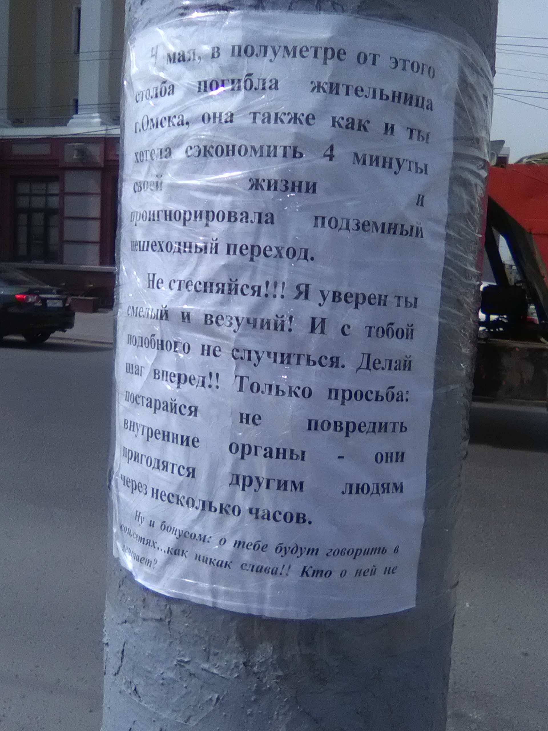 Омичку, погибшую на Ленина, выставили виноватой Омичку, погибшую на Ленина, выставили виноватой