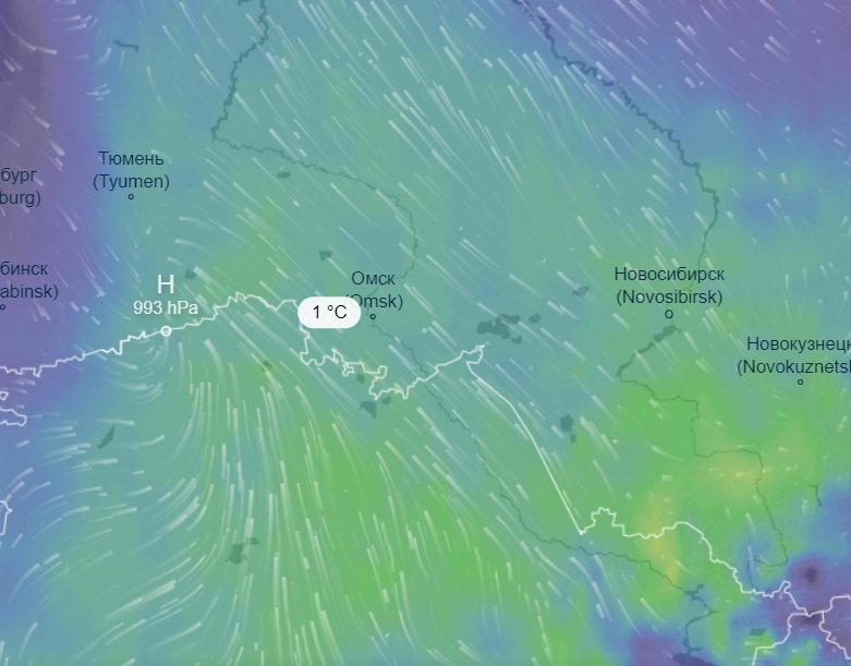Омскую область затронет фронт с мощным потеплением до +10 градусов Омскую область затронет фронт с мощным потеплением до +10 градусов