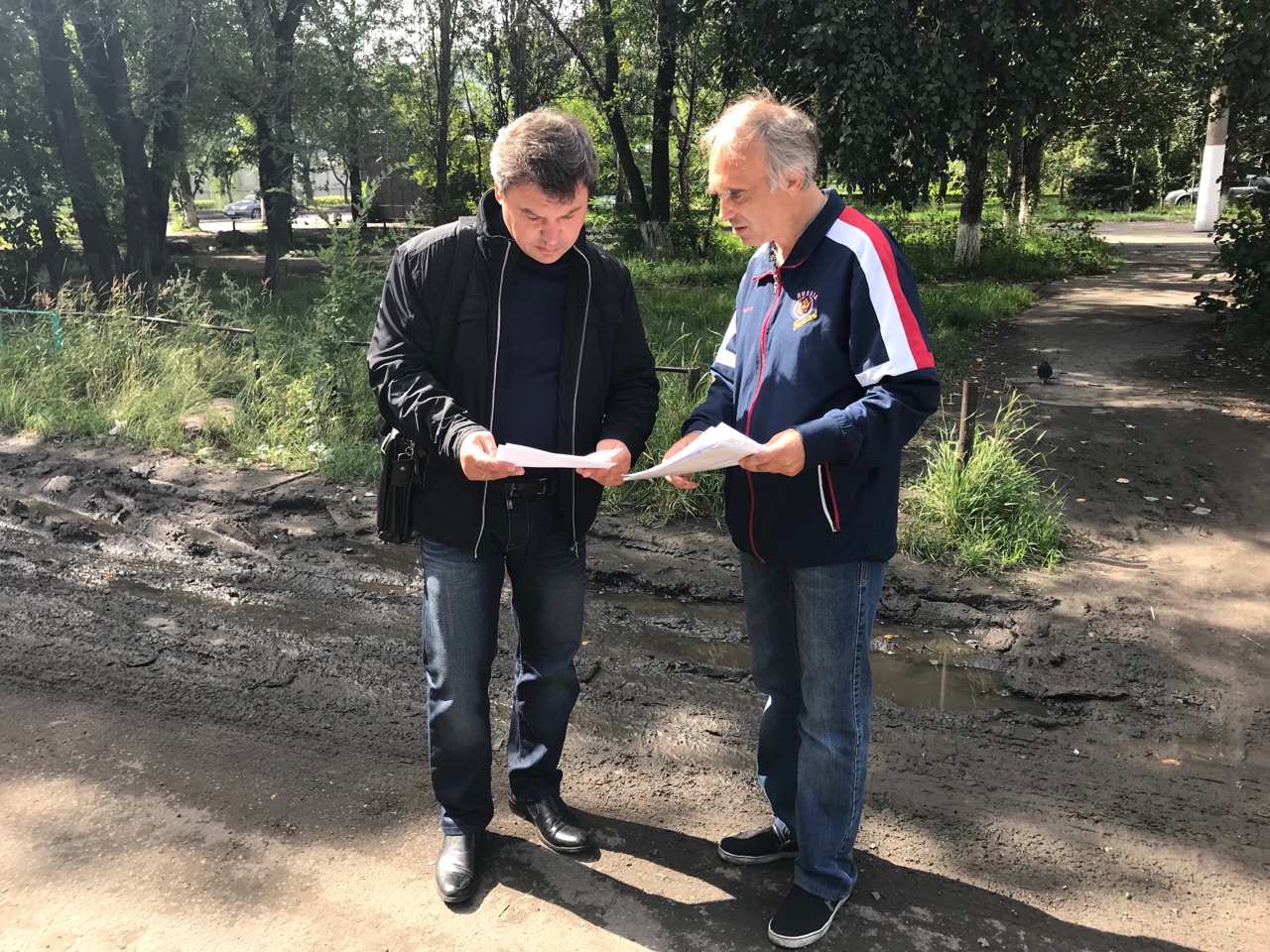 Юрий Козловский решает проблему ливневых канализаций
