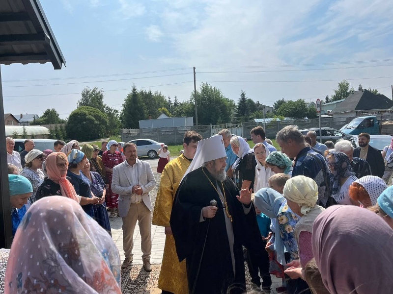 В поселке Ростовка Омского района состоялось открытие храма В поселке Ростовка Омского района состоялось открытие храма