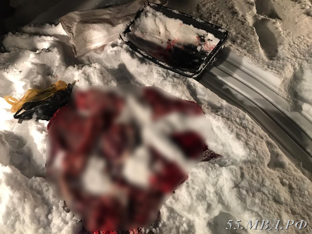 Во дворе жителя Омской области нашли мешки с тремя разделанными трупами