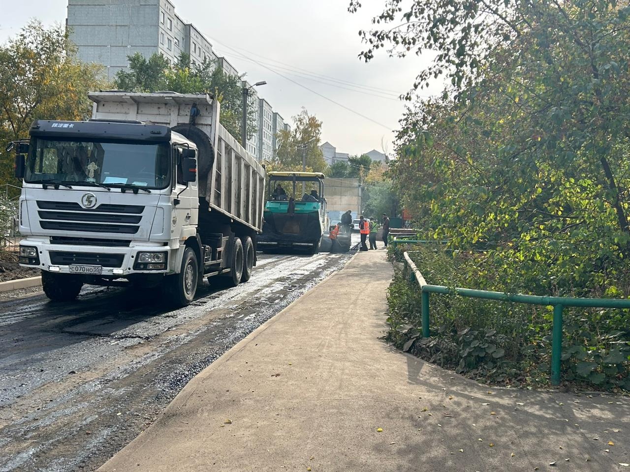 В Ленинском округе Омска завершается благоустройство дворов по нацпроекту В Ленинском округе Омска завершается благоустройство дворов по нацпроекту