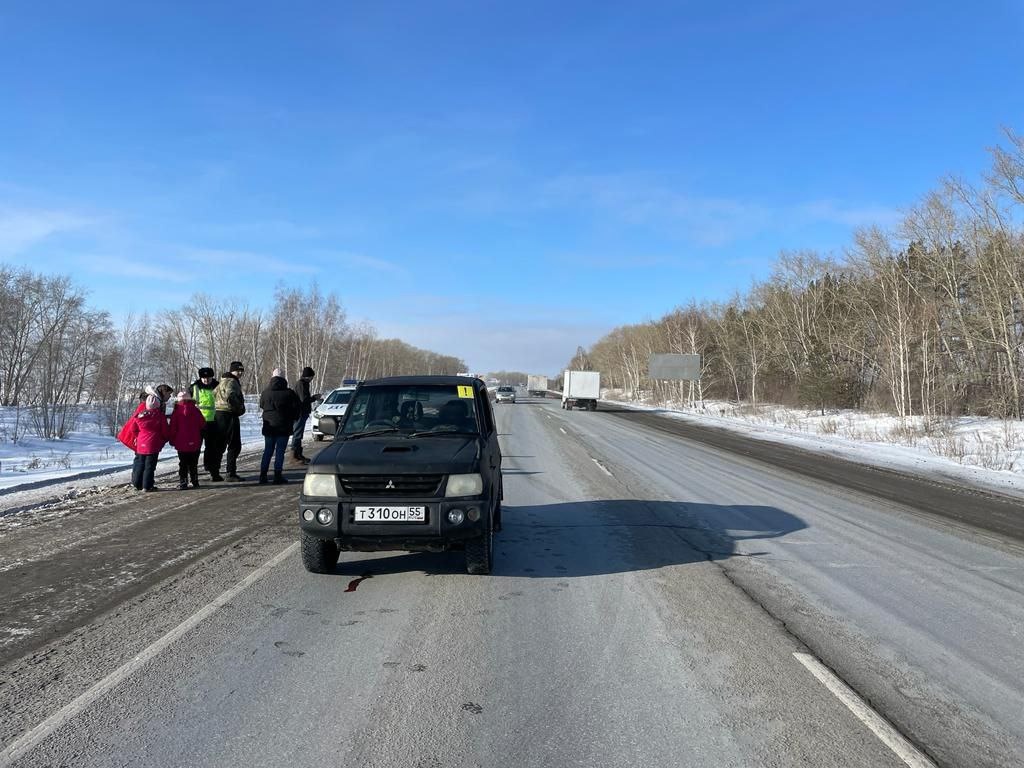 В массовом ДТП на трассе Омск – Черлак пострадал ребенок