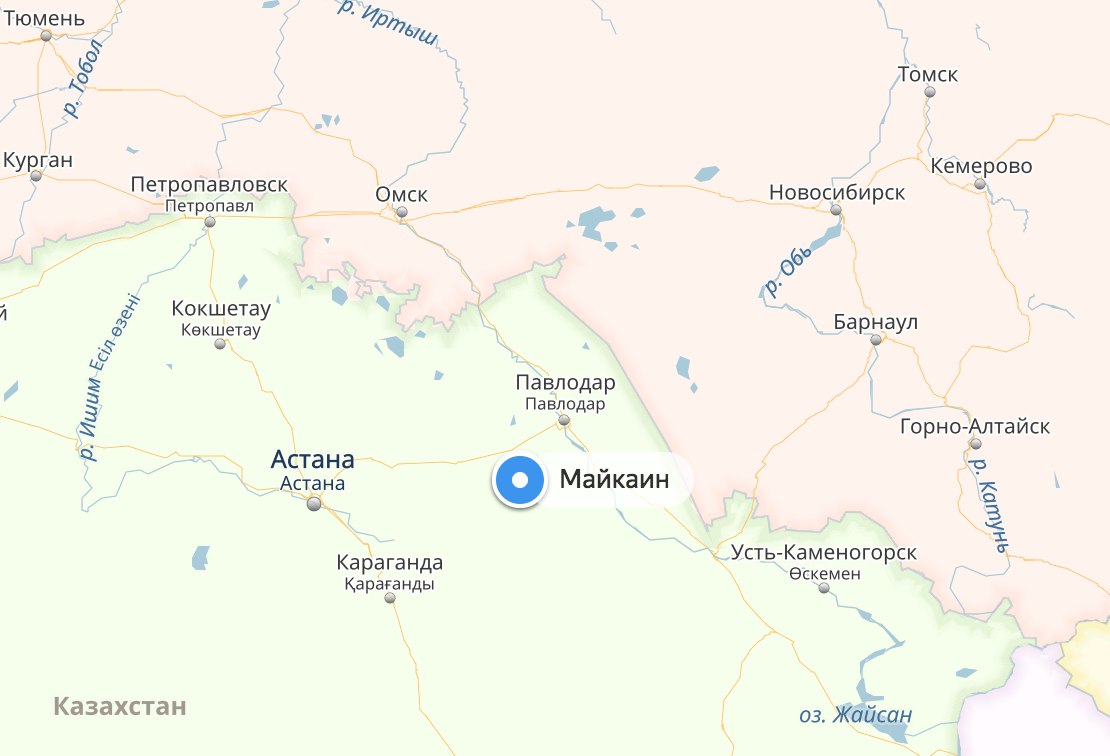 В Казахстане паводок поглотил трассу на границе с Омской областью
