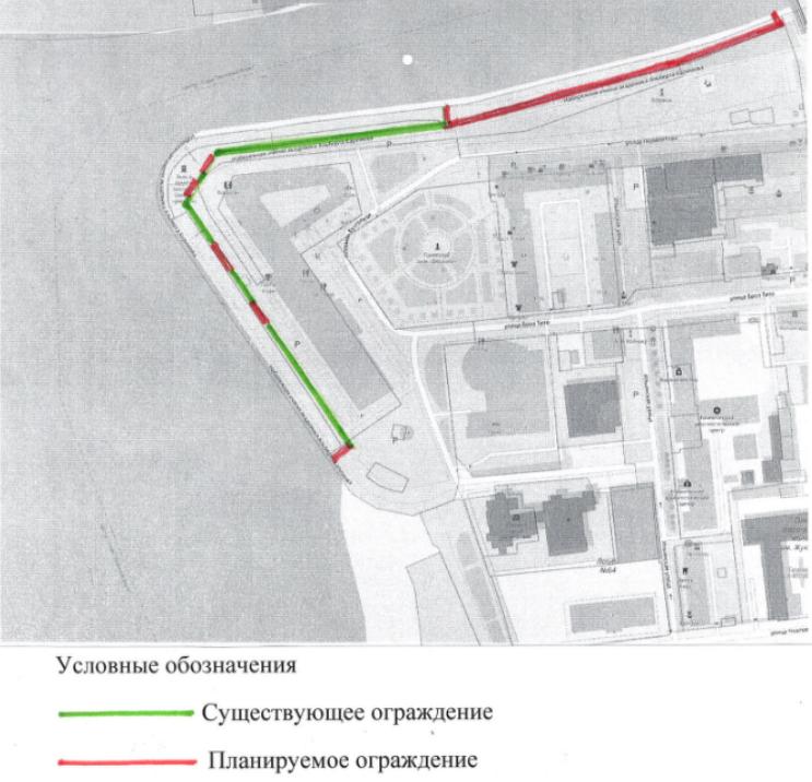 Аварийную набережную в Омске закроют модным забором Аварийную набережную в Омске закроют модным забором