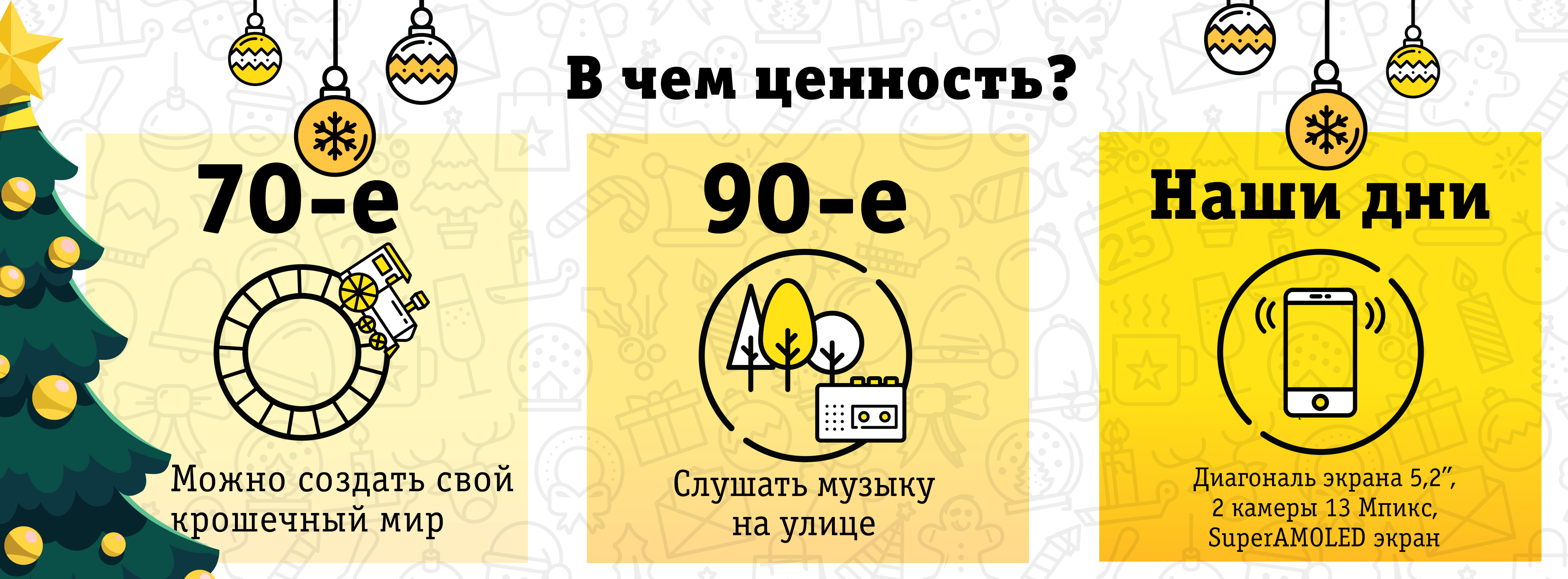 Яркие подарки с выгодой: как россияне исполняли новогодние мечты в разные эпохи Яркие подарки с выгодой: как россияне исполняли новогодние мечты в разные эпохи